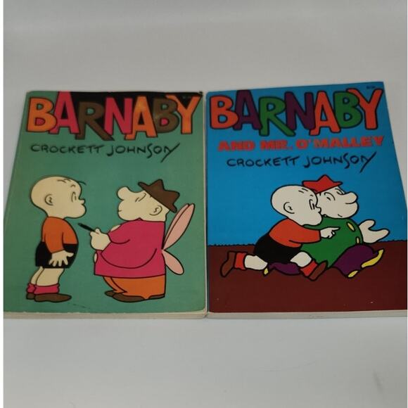 Set of 2 Barnaby Cartoon Books Good Condition - Picture 1 of 8